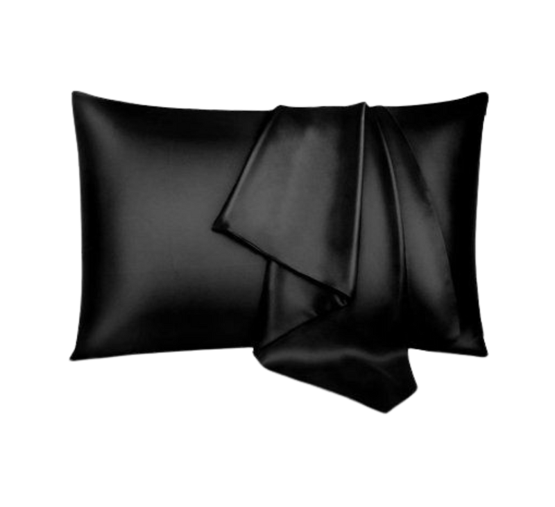 Black satin pillow hotsell