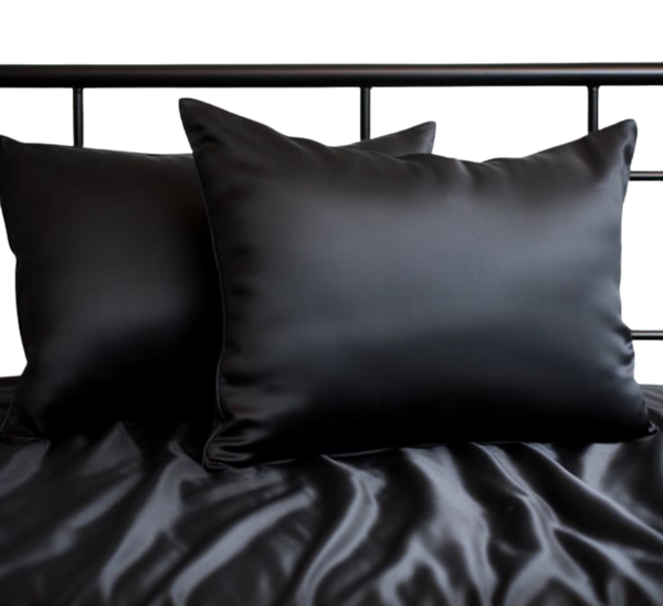 Silk Pillowcase - Midnight Black