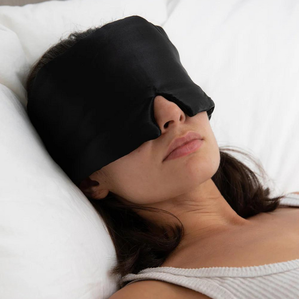 Buy black silk eye mask for sleeping