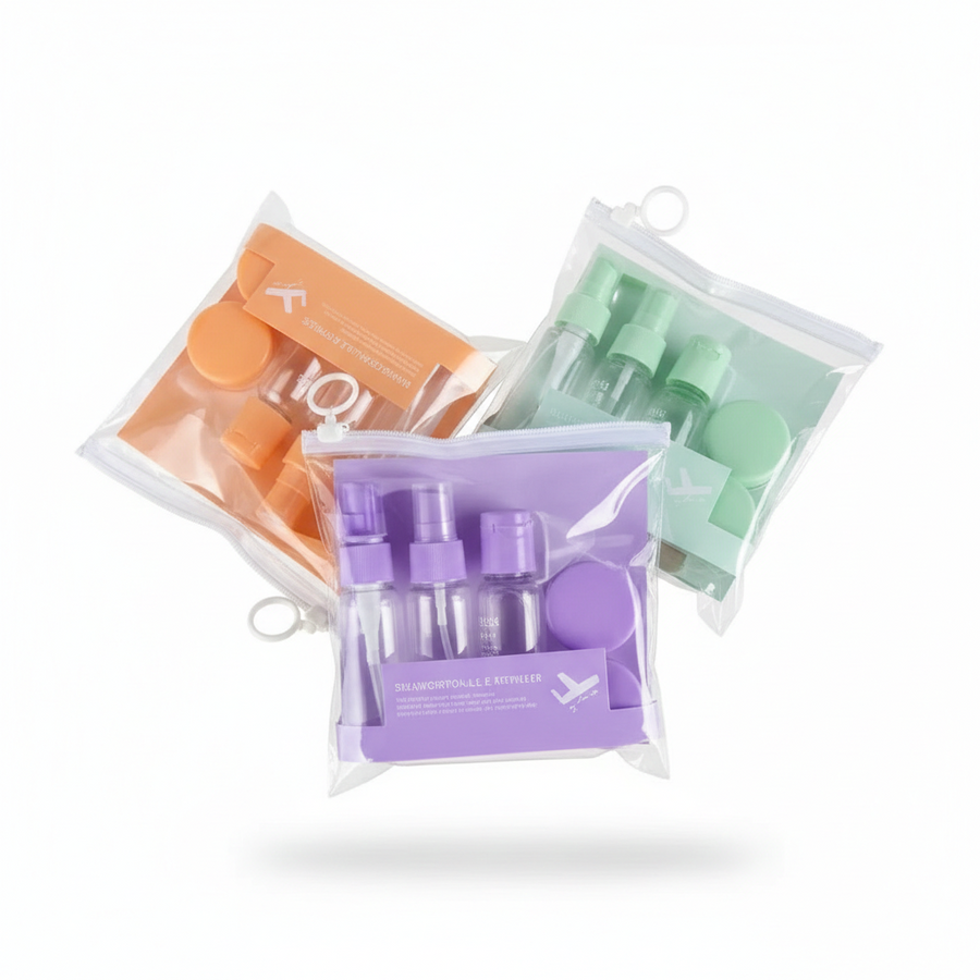Travel Dispenser Bottle Kit – 6-Piece